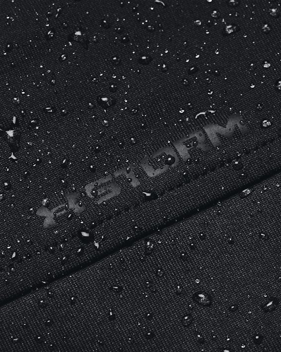 Men's UA Storm Midlayer ½ Zip, Black, pdpMainDesktop image number 4